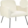Sessel Cord Beige Mit Schwarzen Beinen Narken