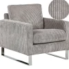 Sessel Cord Grau Vind