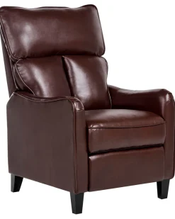 Sessel Kunstleder Braun Verstellbar Royston
