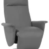 Sessel Kunstleder Grau Prime