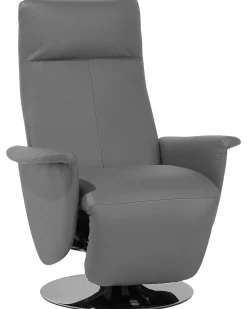 Sessel Kunstleder Grau Prime