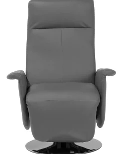 Sessel Kunstleder Grau Prime