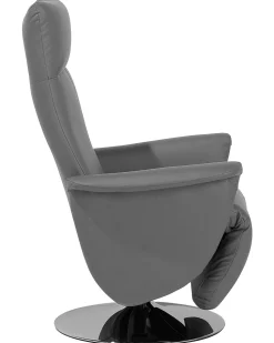 Sessel Kunstleder Grau Prime
