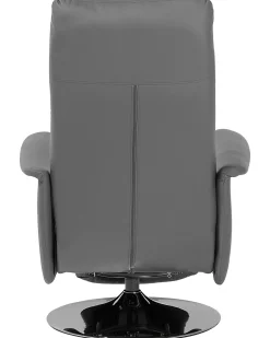 Sessel Kunstleder Grau Prime