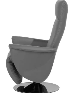 Sessel Kunstleder Grau Prime