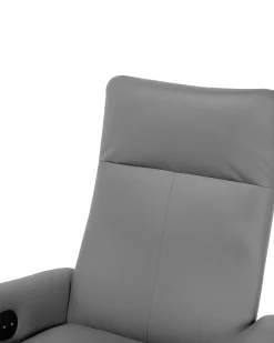 Sessel Kunstleder Grau Prime