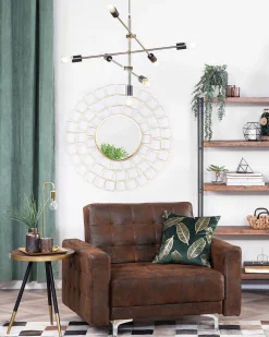 Sessel Kunstleder Old Style Braun Aberdeen