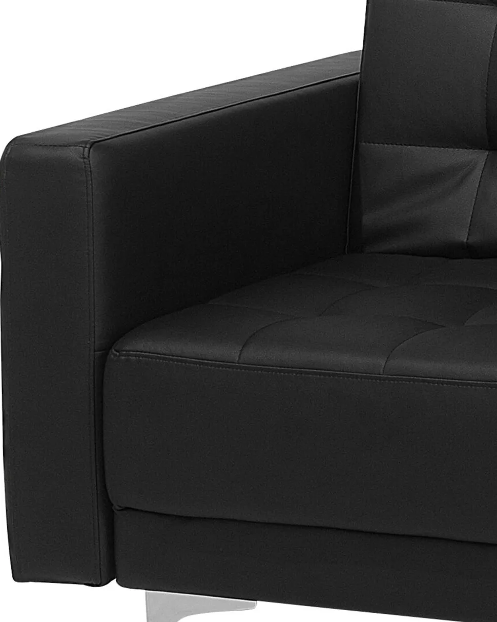 Sessel Kunstleder Schwarz Aberdeen