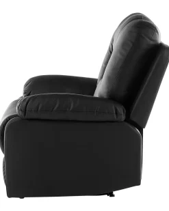 Sessel Kunstleder Schwarz Verstellbar Bergen