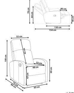 Sessel Kunstleder Schwarz Led-Beleuchtung Usb-Port Verstellbar Virrat