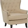 Sessel Polsterbezug Beige Viborg Ii