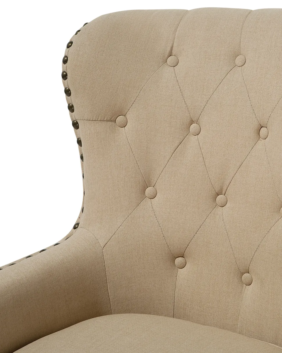 Sessel Polsterbezug Beige Viborg Ii