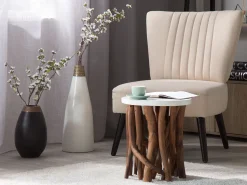 Sessel Polsterbezug Beige Vaasa