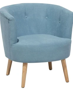 Sessel Polsterbezug Blau Odenzen