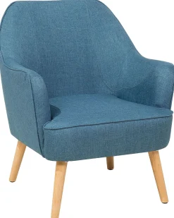 Sessel Polsterbezug Blaugrun Loken