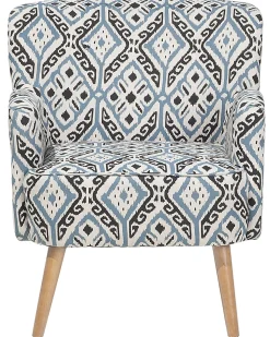 Sessel Polsterbezug Bunt Plus Hocker Tumba