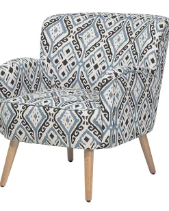 Sessel Polsterbezug Bunt Plus Hocker Tumba