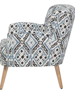 Sessel Polsterbezug Bunt Plus Hocker Tumba