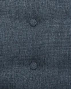 Sessel Polsterbezug Dunkelblau Plus Hocker Vejle