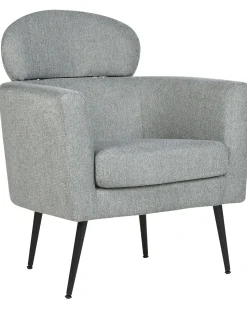 Sessel Polsterbezug Grau Soby