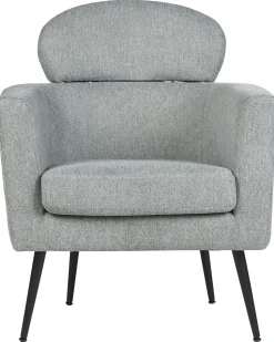 Sessel Polsterbezug Grau Soby