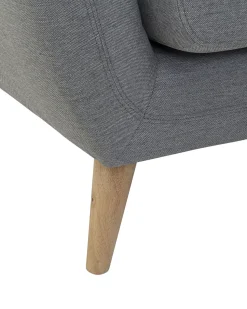 Sessel Polsterbezug Grau Motala