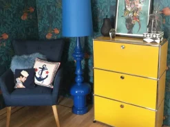 Sessel Polsterbezug Grau Angen