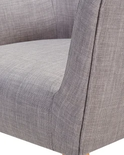 Sessel Polsterbezug Grau Angen