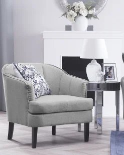 Sessel Polsterbezug Grau Elverum