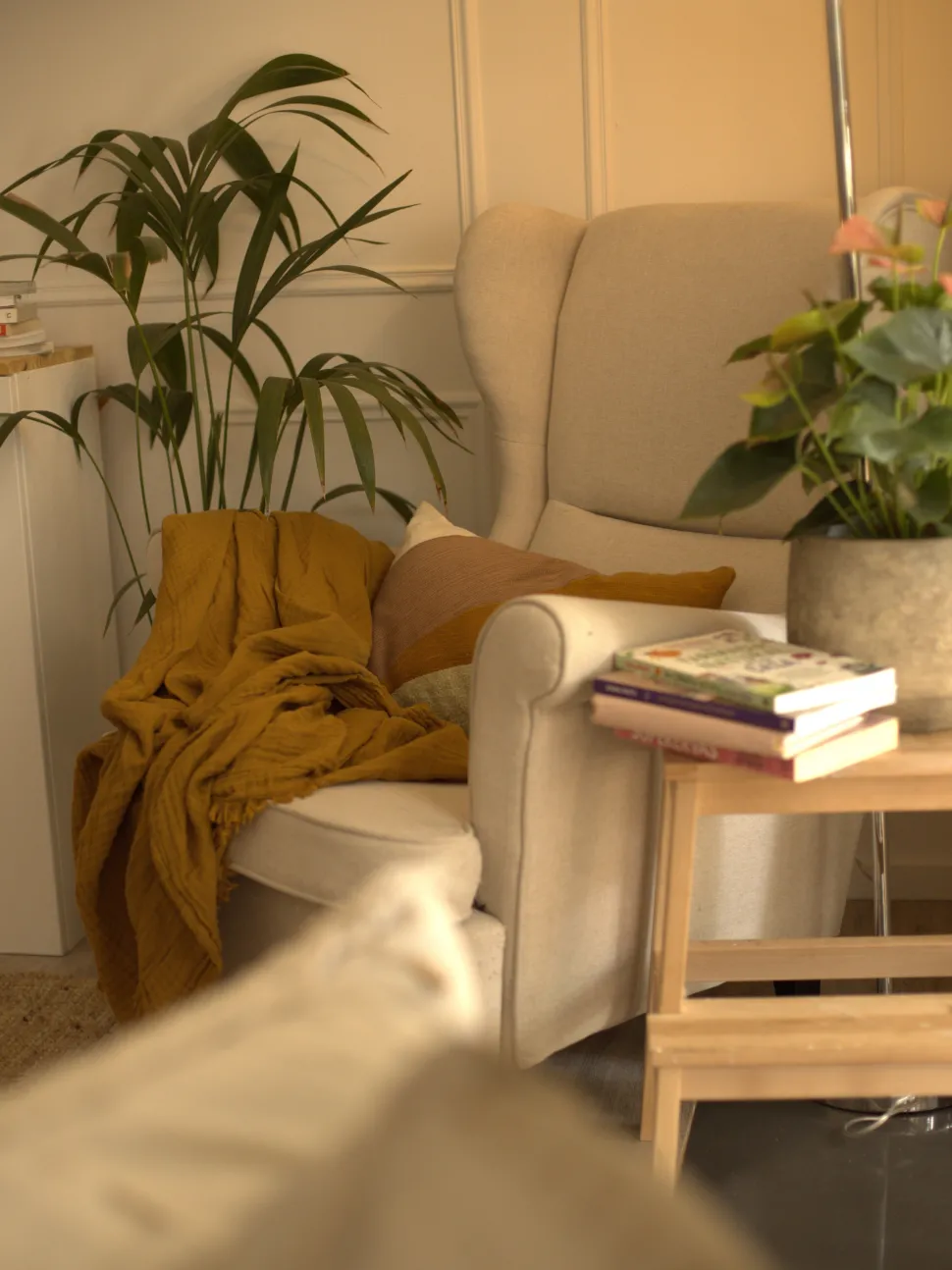 Sessel Polsterbezug Hellbeige Abson