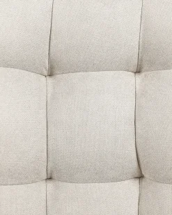 Sessel Polsterbezug Hellbeige / Schwarz Alvesta
