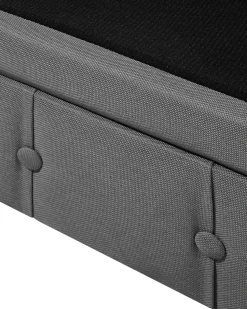 Sessel Polsterbezug Hellgrau Chesterfield Gros