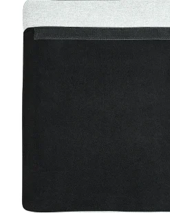 Sessel Polsterbezug Hellgrau / Schwarz Retro-Design Vietas