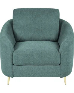 Sessel Polsterbezug Mintgrun / Gold Trosa