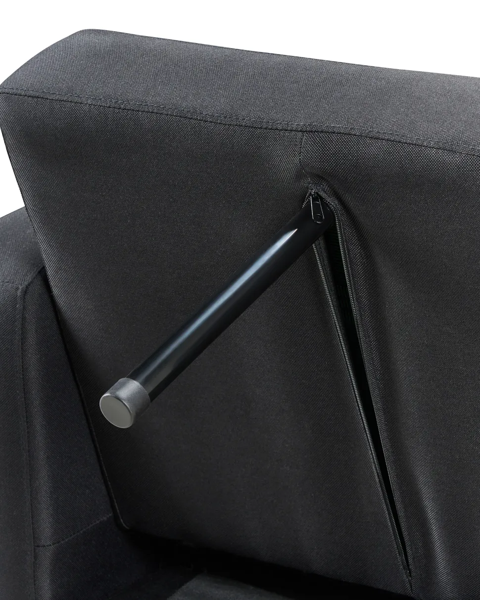 Sessel Polsterbezug Schwarz Verstellbar Florli