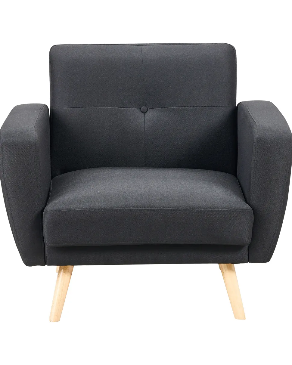 Sessel Polsterbezug Schwarz Verstellbar Florli