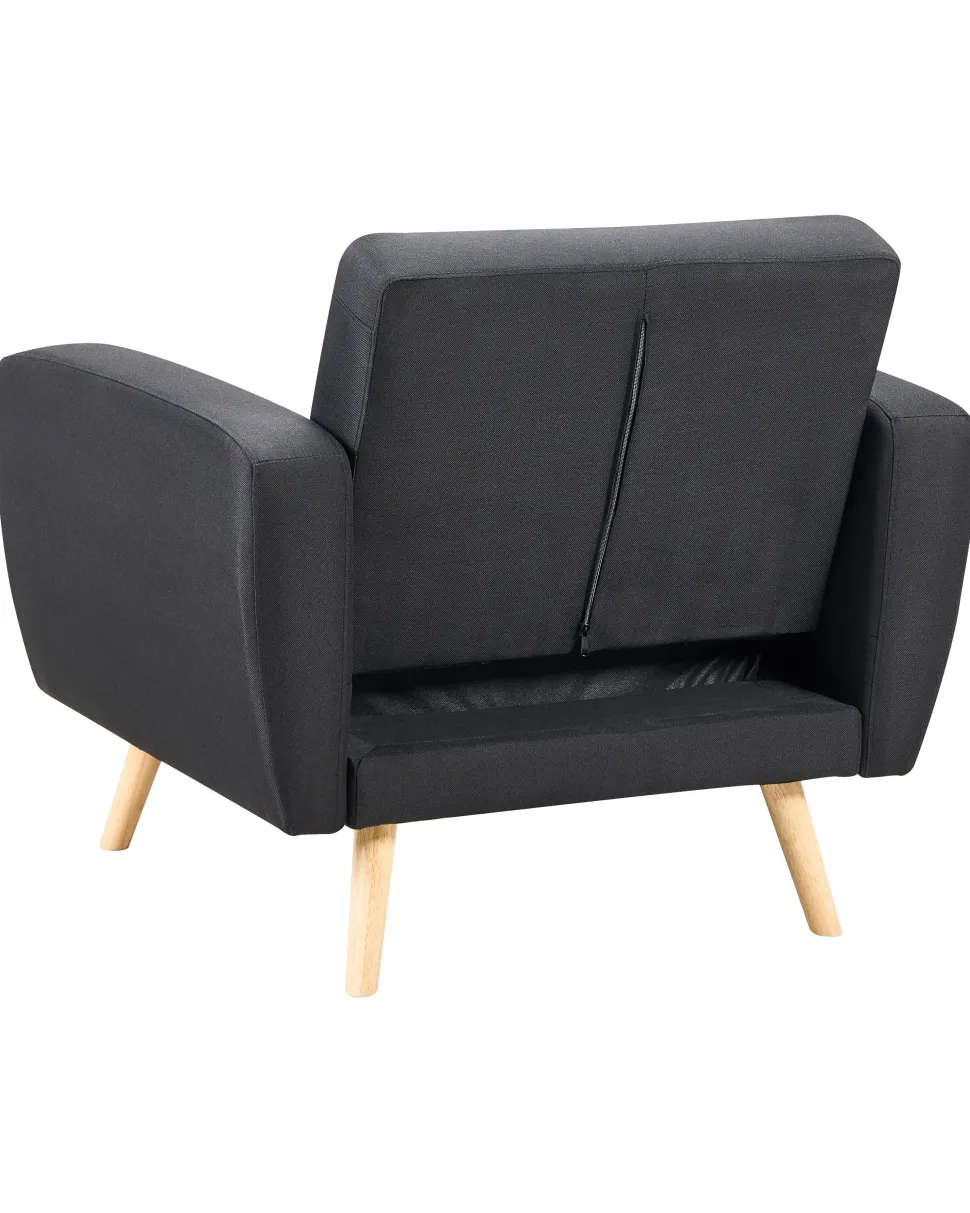 Sessel Polsterbezug Schwarz Verstellbar Florli