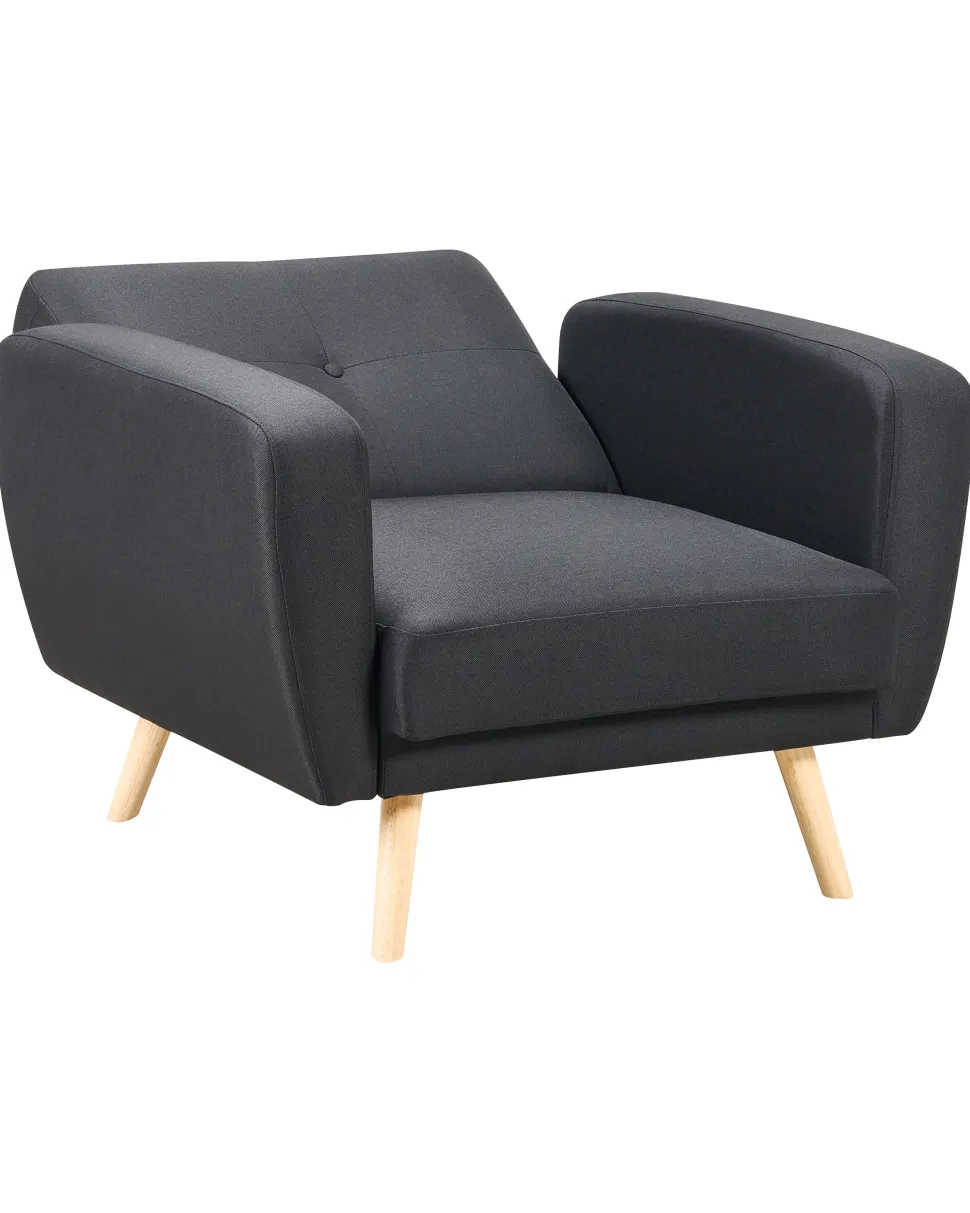 Sessel Polsterbezug Schwarz Verstellbar Florli