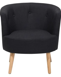 Sessel Polsterbezug Schwarz Odenzen