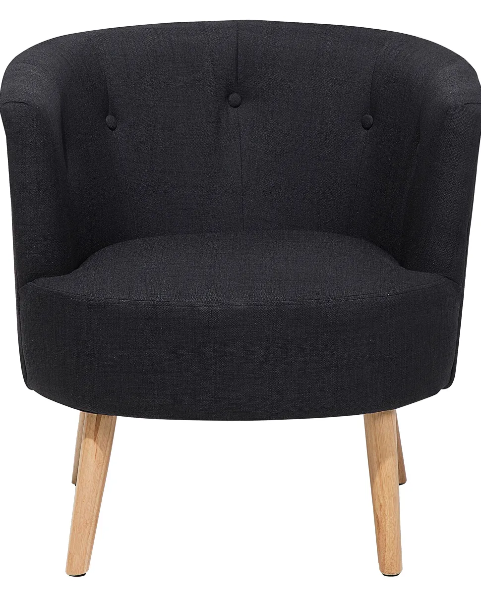 Sessel Polsterbezug Schwarz Odenzen