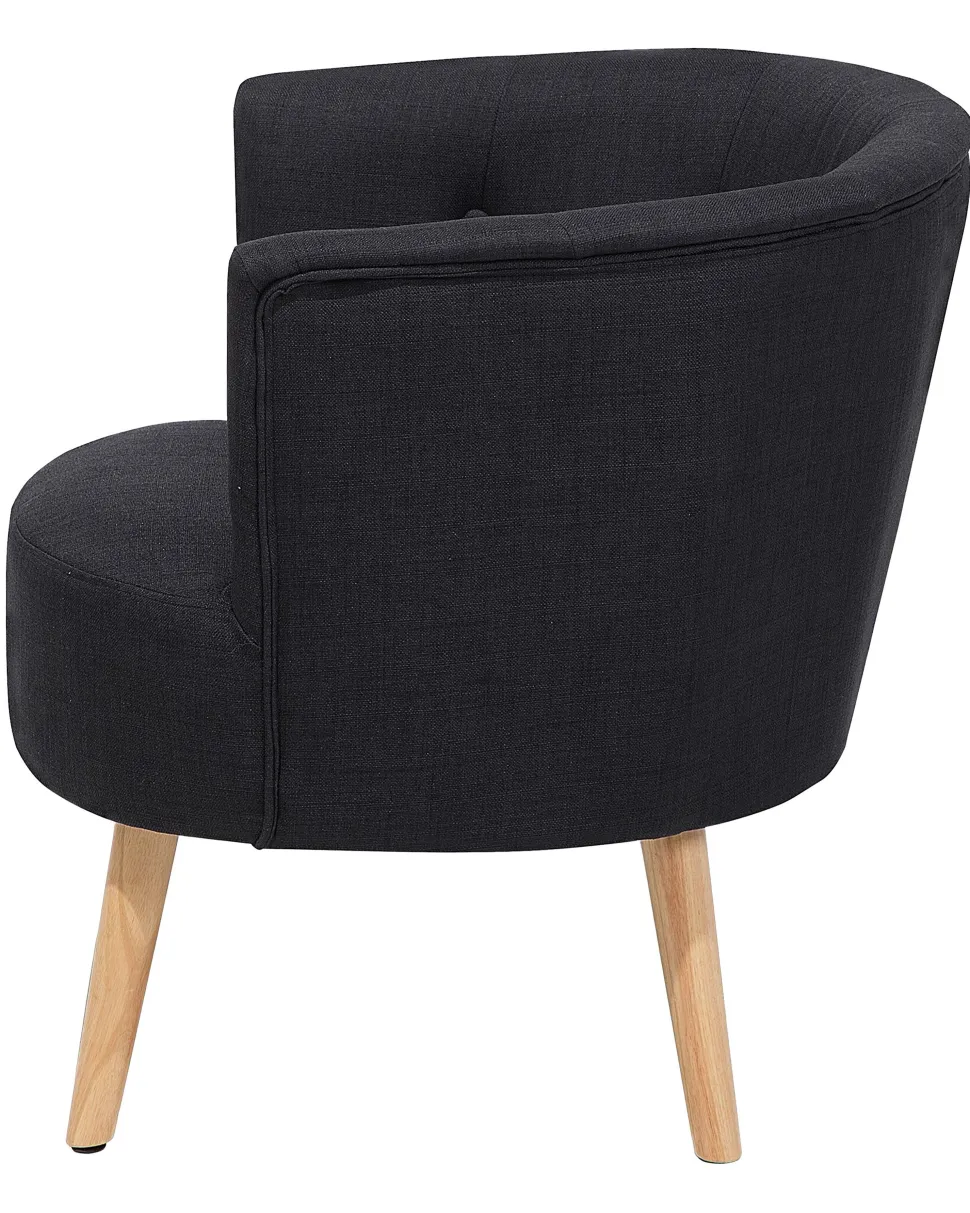 Sessel Polsterbezug Schwarz Odenzen