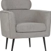 Sessel Polsterbezug Taupe Soby