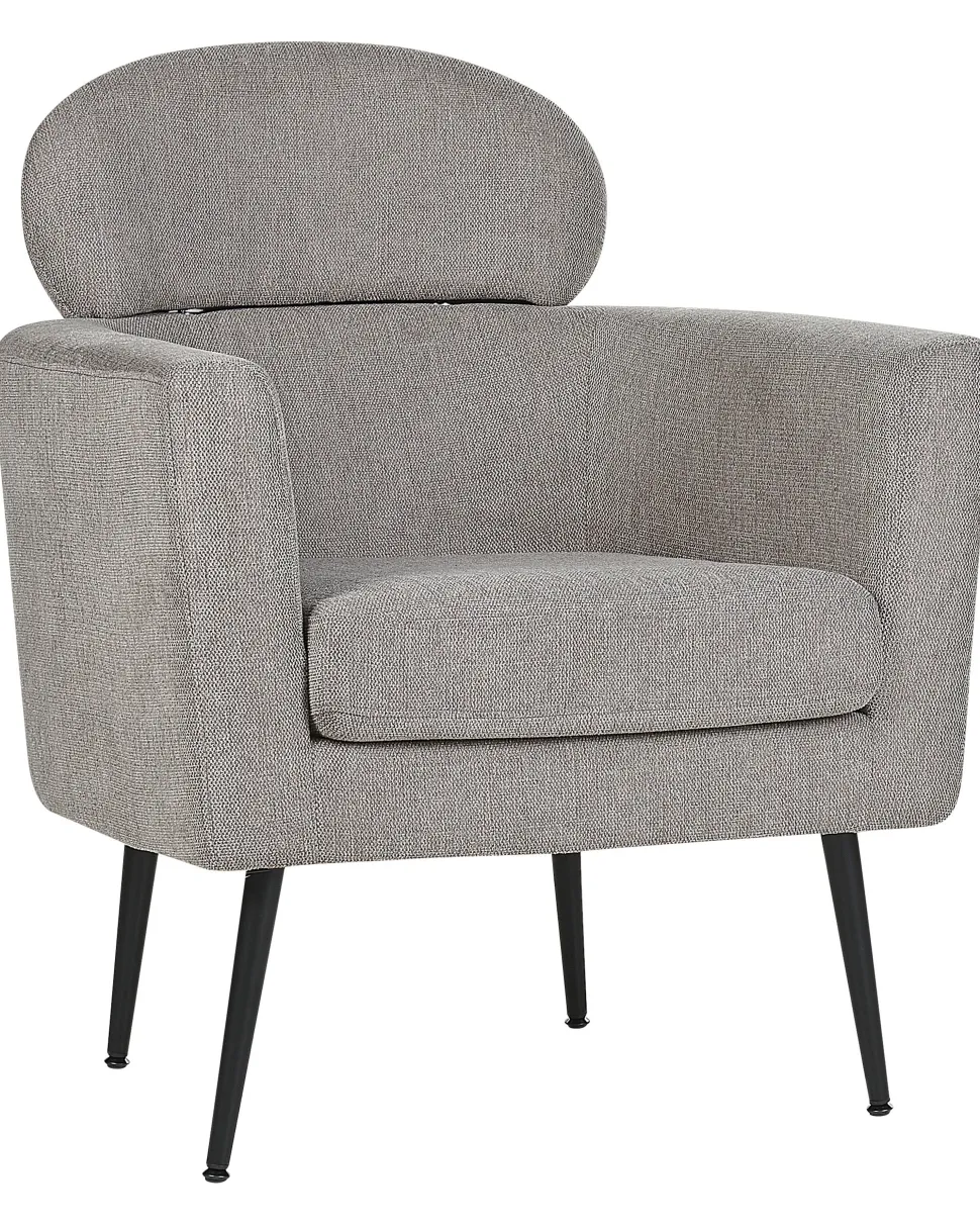 Sessel Polsterbezug Taupe Soby