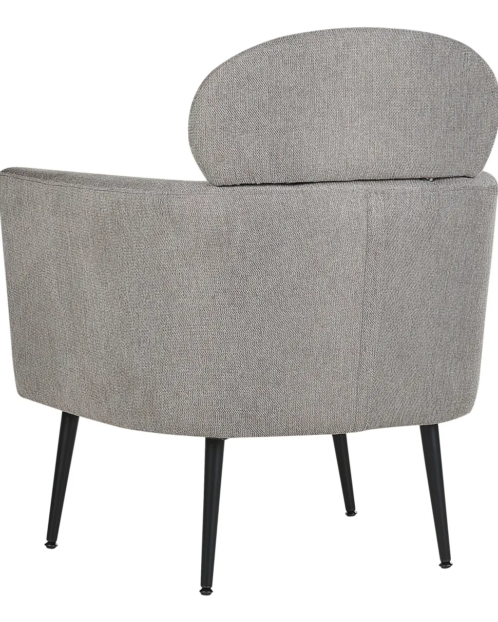 Sessel Polsterbezug Taupe Soby
