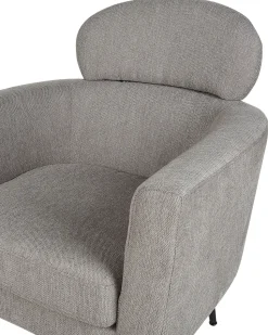 Sessel Polsterbezug Taupe Soby