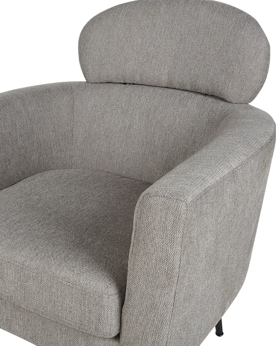 Sessel Polsterbezug Taupe Soby