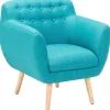 Sessel Polsterbezug Turkis Melby