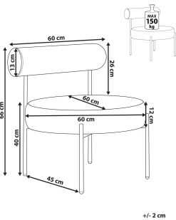 Sessel Samtstoff Grau / Schwarz Alpha