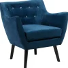 Sessel Samtstoff Marineblau Drammen