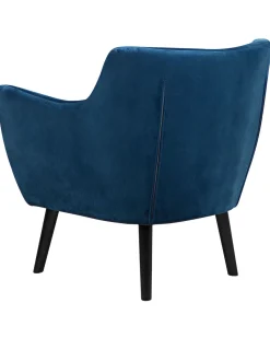 Sessel Samtstoff Marineblau Drammen